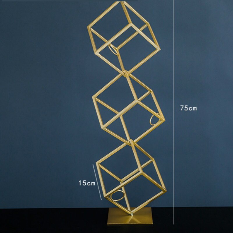 Geometric Rack Restaurant Living Room Bar Cabinet Wine Rack Display Rack Simple Home Grape Rack Wine Bottle Holder