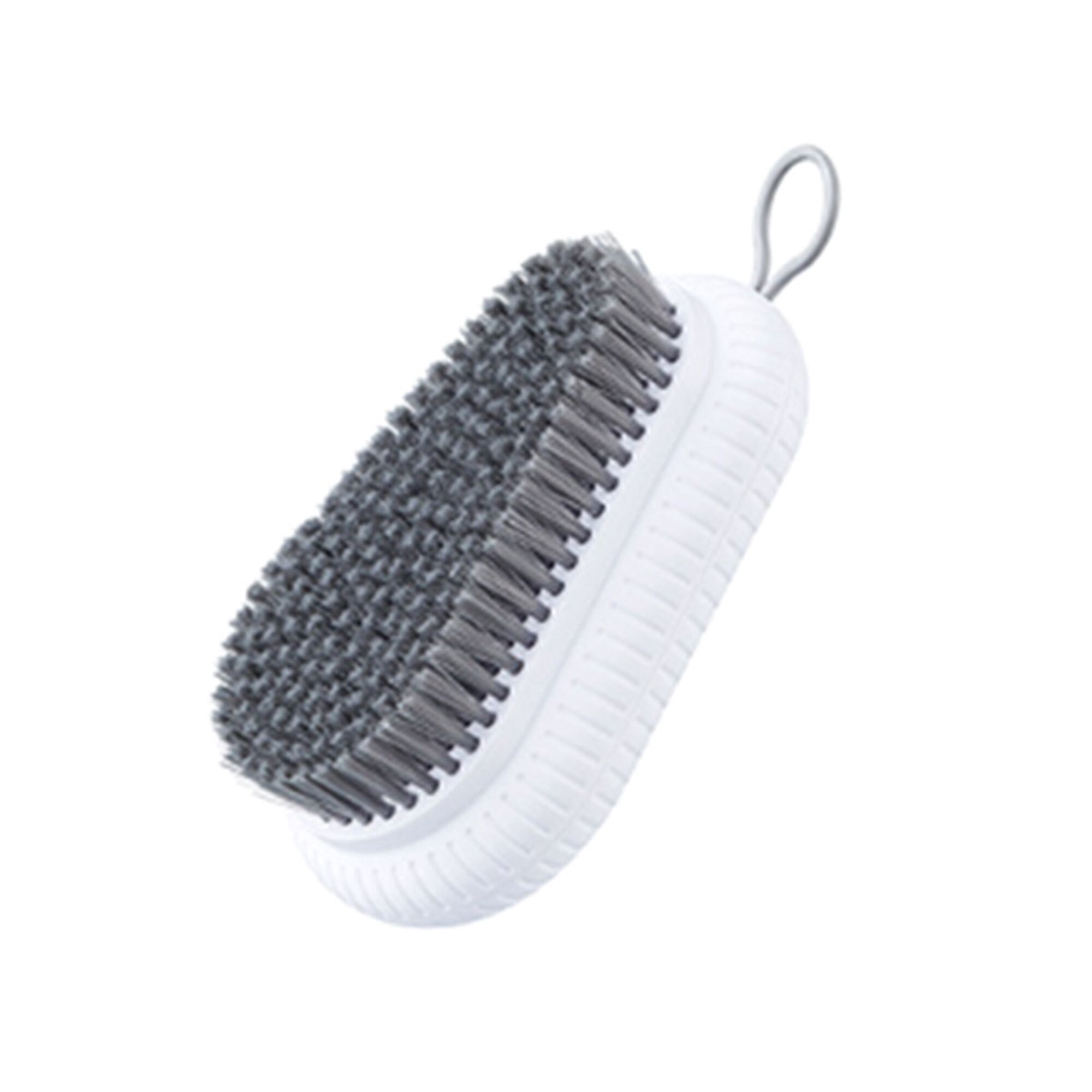 Cleaning Brush, Heavy Duty Handheld Plastic Scrub Brush for Home Kitchen Bathroom Use: White Color