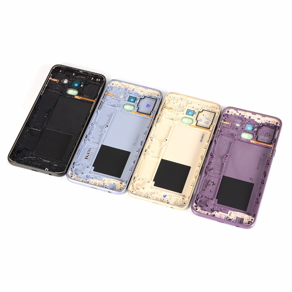 For Samsung Galaxy J6 J600 J600F Housing Middle Frame Battery Back Cover With Power Volume Buttons(J600 All versions)