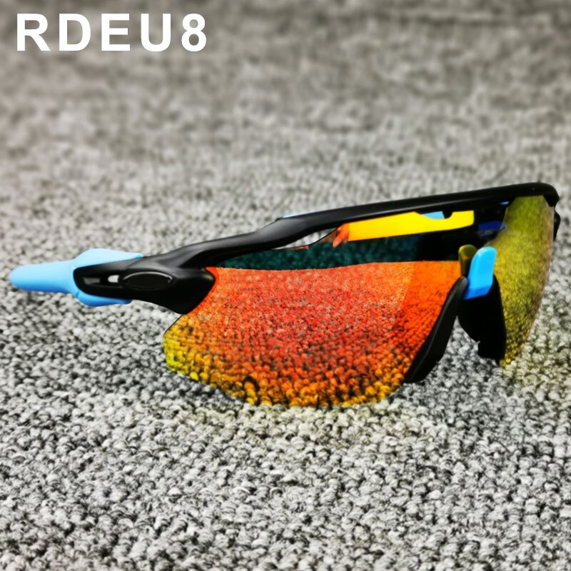Gafas de ciclismo polarizadas para hombre, gafas de ciclismo, gafas de ciclismo, de montaña, gafas de sol para ciclismo, 4 lentes