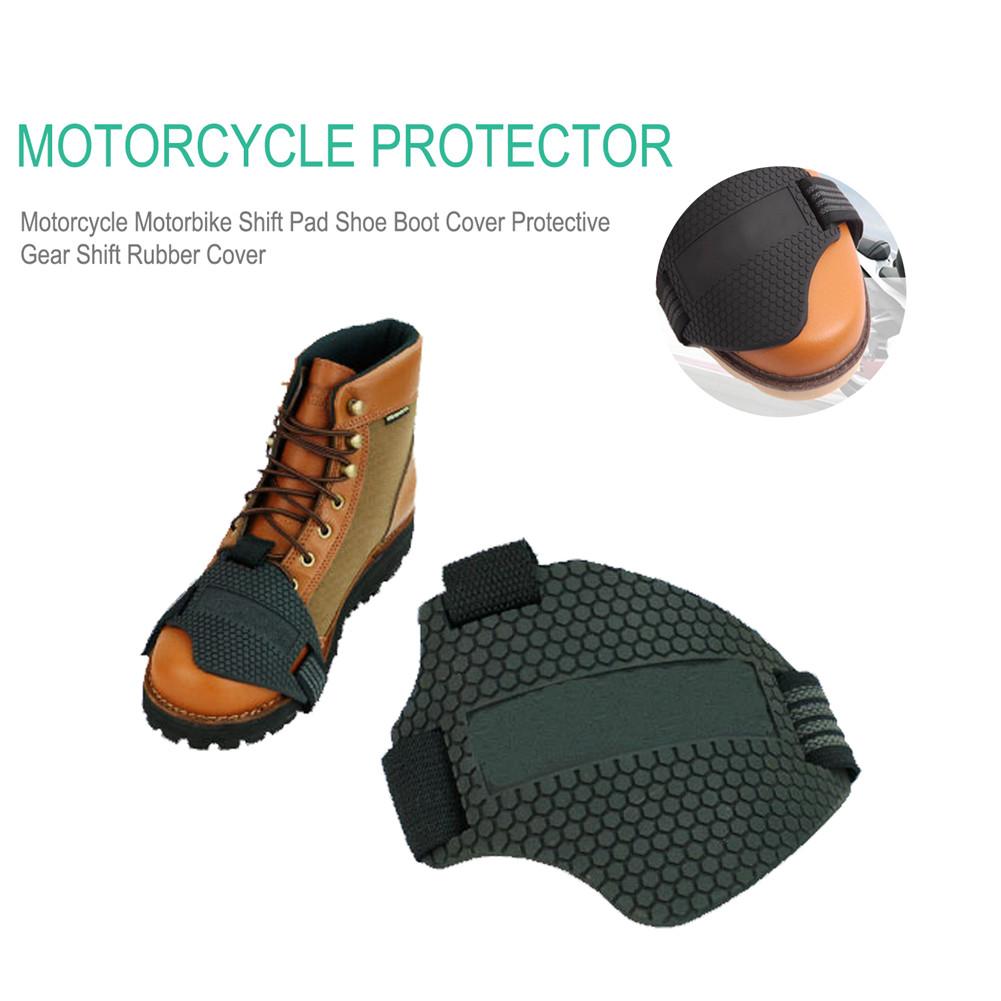 1pc motorcykel motorcykel skift pad sko boot cover beskyttende gear shift gummidæksel