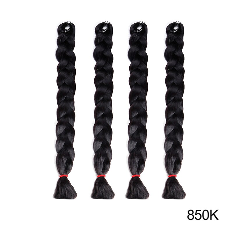 High Temperature Fiber Kanekalon False Braiding Hair Extensions 41 inch Synthetic Jumbo Braids Crochet Hair For Women