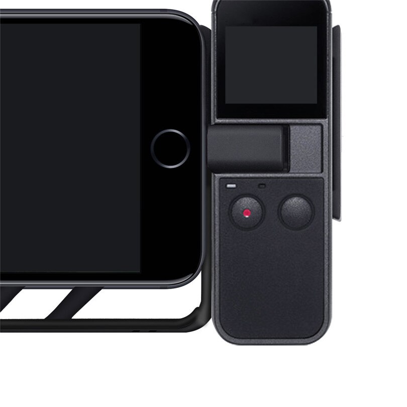 Smartphone Mount for DJI OSMO Pocket Gimbal - Plastic Handheld Holder - Non-Slip Grip