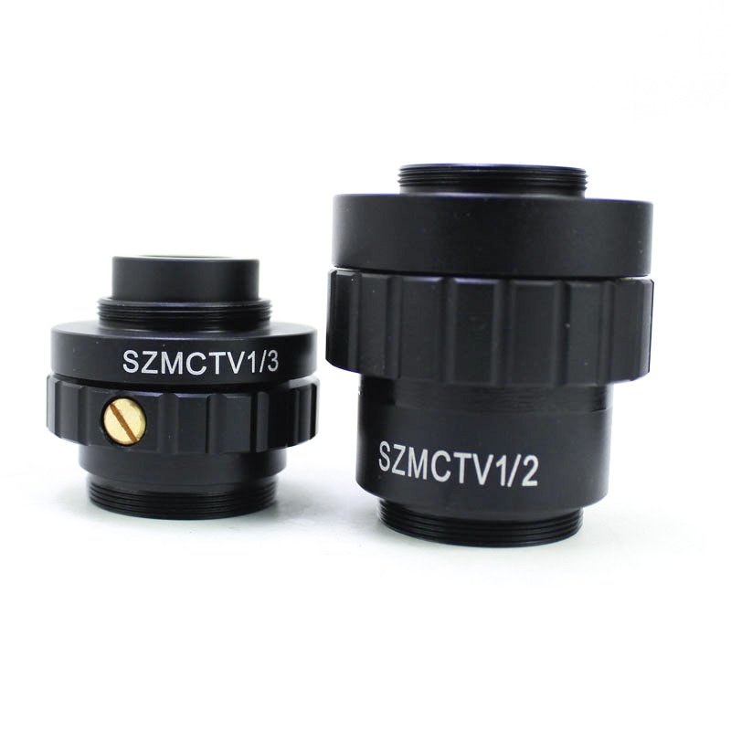 Ctv 1/2 1/3 1x adapter 0.3x 0.5x c mount linseadapter for szm video digitalkamera trinokulært stereomikroskop tilbehør