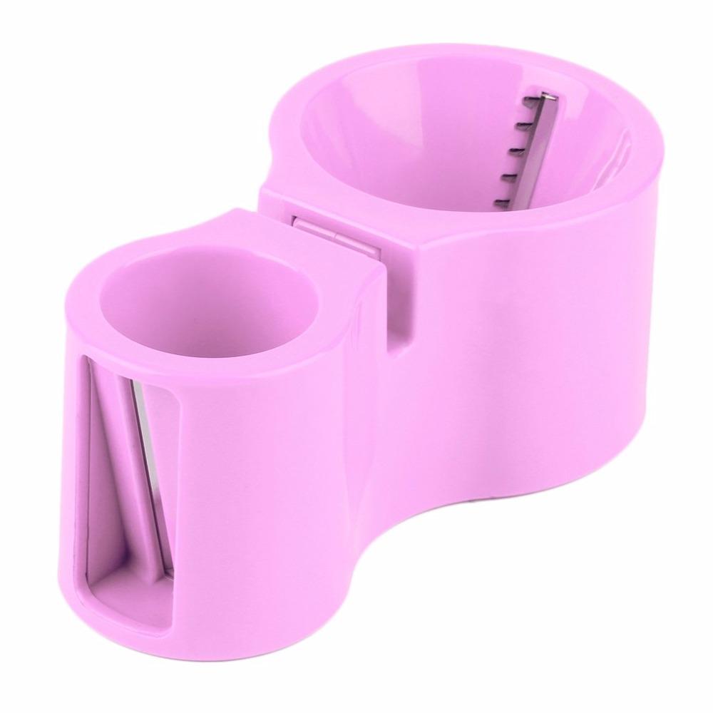 Spirale Gemüse Aufschnittmaschinen Doppel Reibe Nudel Cutter Zucchini Pasta Spaghetti Hersteller Messer Spitzer Küche Zubehör Spielereien: Rosa