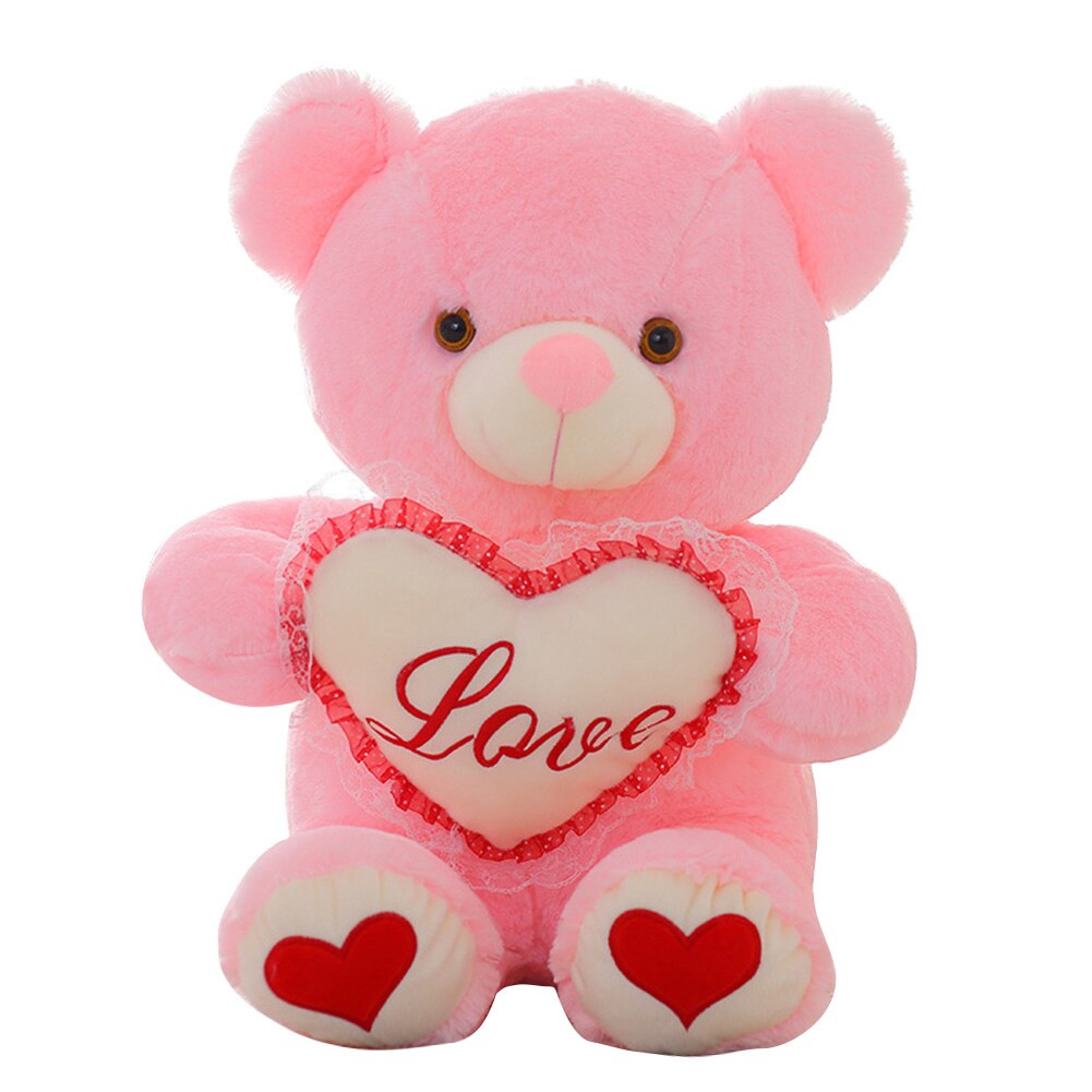 Ours lumineux en peluche pour enfants, jouets lumineux de fête, Flash lumineux LED pour Festival noël avec lumière LED: J