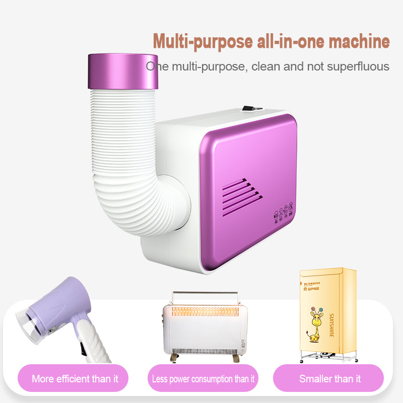 Husholdnings hurtigtørkende klestørker liten tørkende klestørker varm er avfuktet, tørre sko varme sko, garderobe sammenleggbar