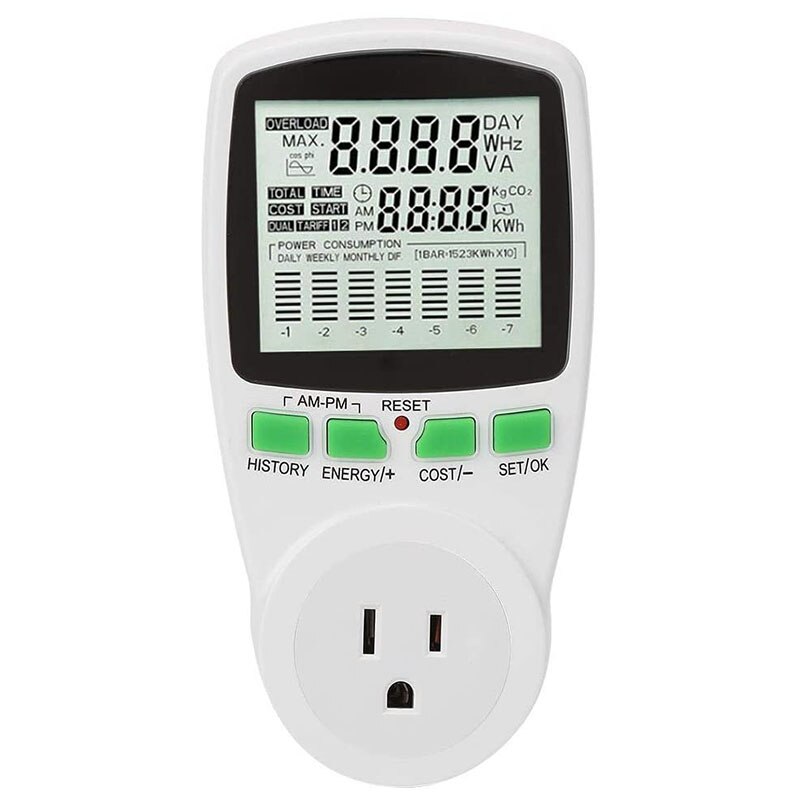 Smart Energy Meter Power Meter Power Meter Kwh Meting Socket Analyzer Elektrische Power Monitor