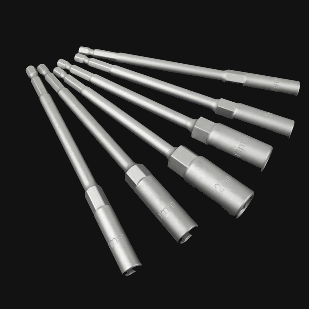 Perceuse électrique de 5.5 à 19mm de long, 1 pièce, tête de douille, écrou de tournevis, embout de perceuse à percussion, adaptateur clé à douille, barre d&#39;extension 150mm