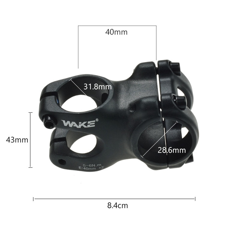 budzić Mountian mostek rowerowy wspornik kierownicy rowerowej ze stopu aluminium pion 31.8x28.6x40mm robić roweru MTB