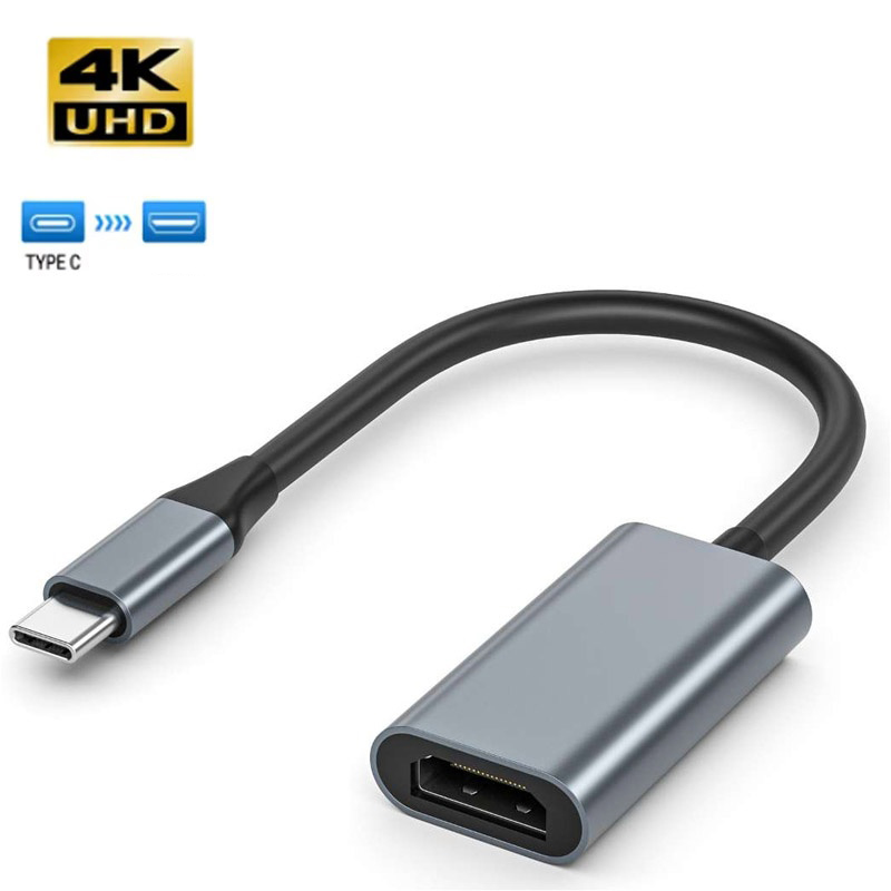 USB Type C naar HDMI-compatibele adapterkabel Type C USB 3.1 HDTV-converterkabel voor tv-projector PC MacBook iPad-laptops Tablet