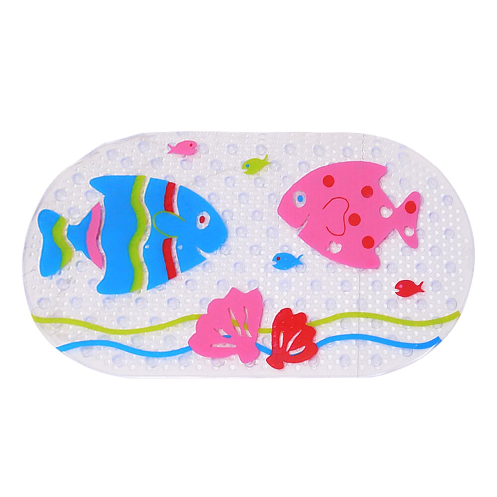 Cartoon Toilet Anti-Slip Bath Mat Foot Mat Bathtub Children Shower Mats With Sucke Pvc Bathroom Mat: purple