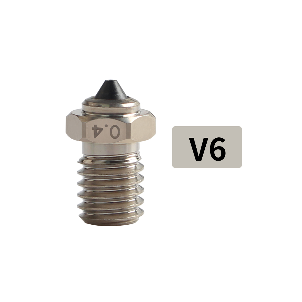 Boquilla bimetálica HC para V6/Volcano/Mk8 Hotend Neptune4 K1, boquilla DLC de acero endurecido y cobre, impresora 3D de desgaste de alta temperatura: 1,5 mm / Rojo