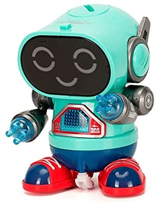 Robot de danse Rock Light pour enfants, jouet populaire, musique, éducation précoce, pour garçons et filles, bébés en bas âge: Green