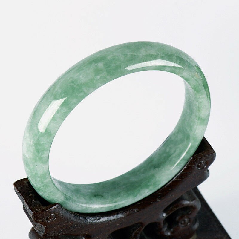 Chinese Groene Jade Armband 52-64 Mm Charm Sieraden Mode Accessoires Hand-Gesneden Man Vrouw Luck Amulet