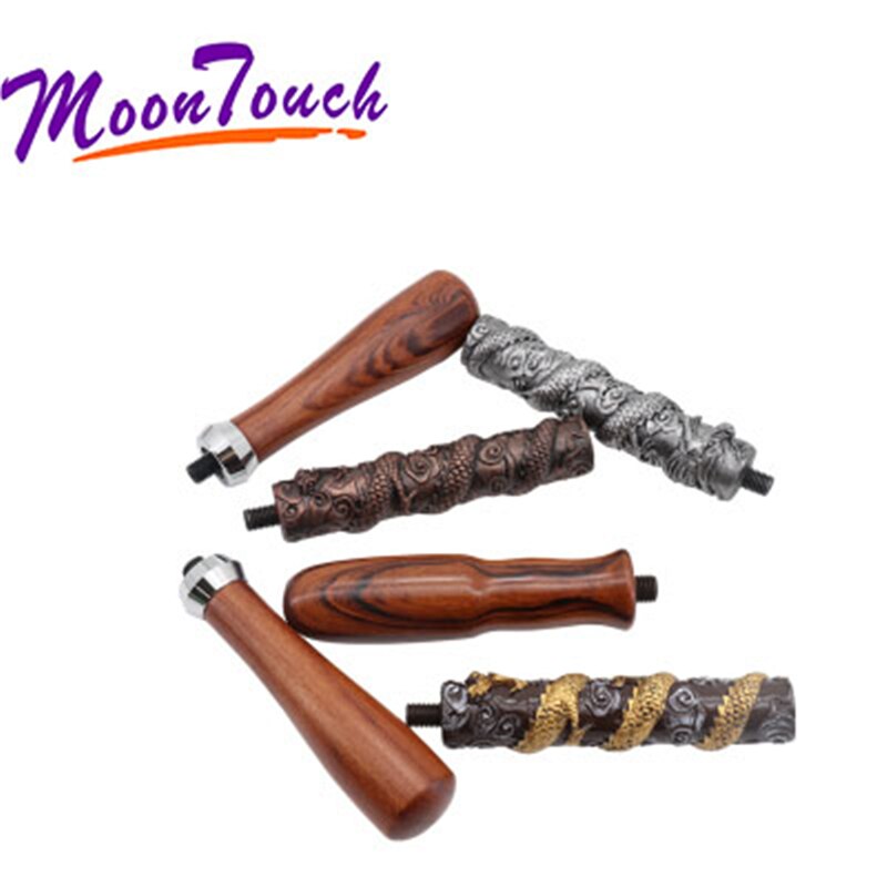 Espresso Koffie Filterhouder Handvat M10/M12 Koffie Machine Gereedschap Barista Accessoires Koffie Machine Gemodificeerde Massief Houten Handvat