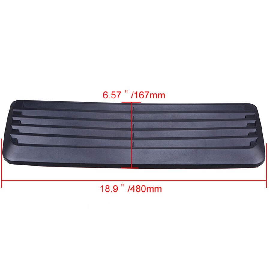 Universal Car Decorative air vent Turbo Bonnet Vent Cover Hood Grills Stickers ABS