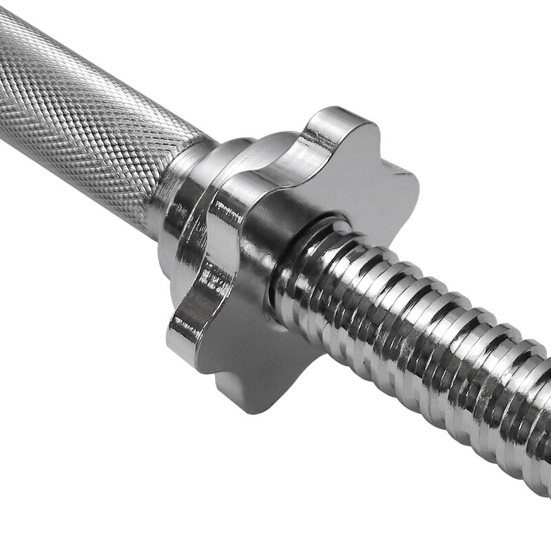 1Pc 14 Inch Standard Threaded Dumbbell Handles Adjustable Dumbbell Bar Handles Fit 1 Inch Standard Weight Plate