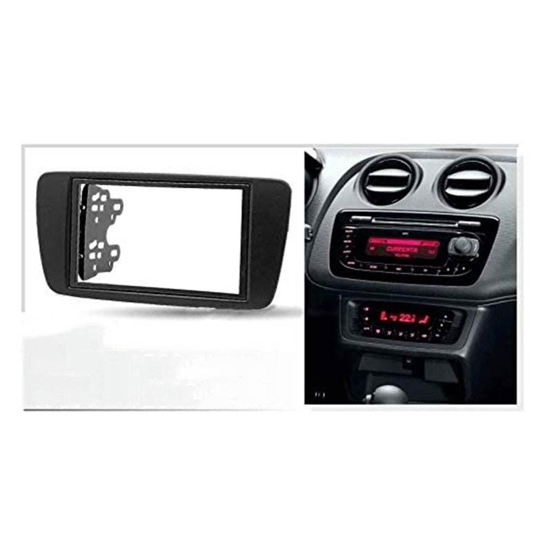 2 din adapter cd trim panel stereo interface radio bil stel panel fascia til seat ibiza +