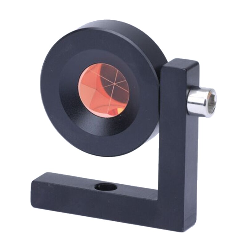 N0HB Mini Prism Surveying 90 degree Tunnel Prism Right Angle Prism L Bar Copper-Coated Mini Prism Fitting for Total Station