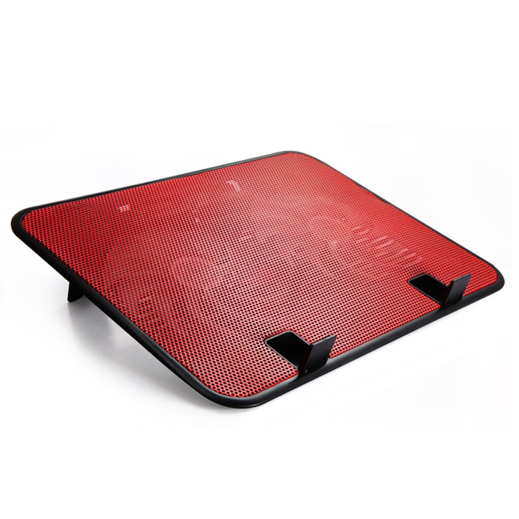 14 zoll Notizbuch Kühler 5v Dual Fan USB Externe Laptop Kühlung Pad Dünne Stand hoch Geschwindigkeit Stille Metall Tafel Fan: Nein.5