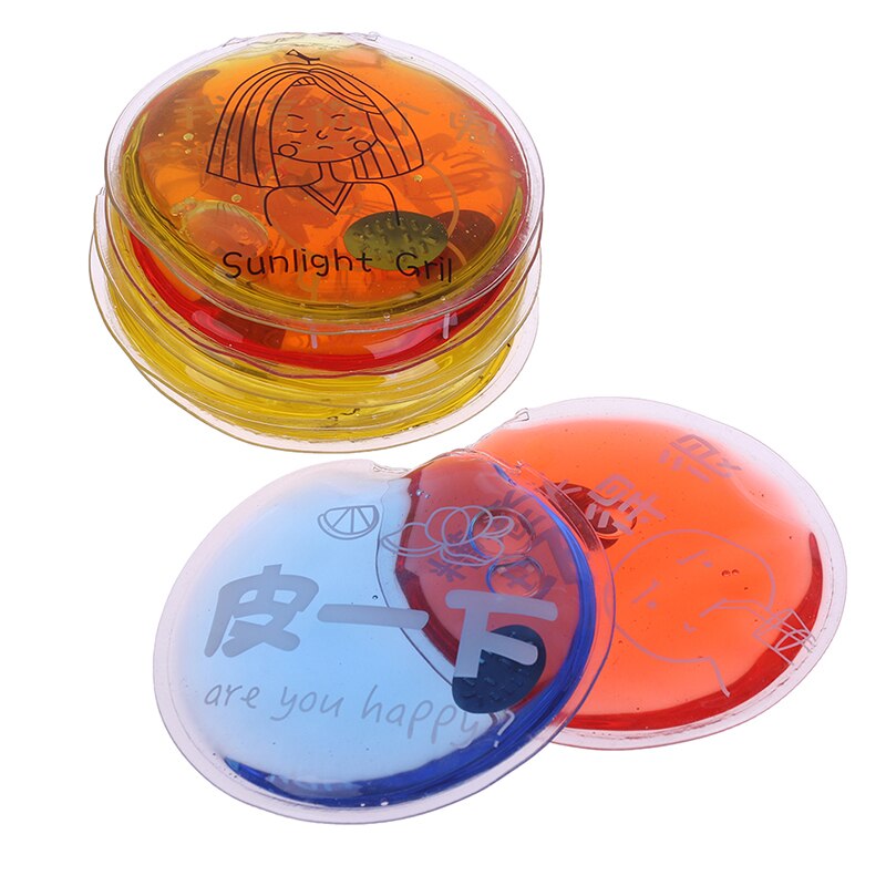 Mini 1Stck Winter Herbruikbare Gel Handwärmer Leuke Grappige Woord Druck sofortig Verwarming Pack Wärmer