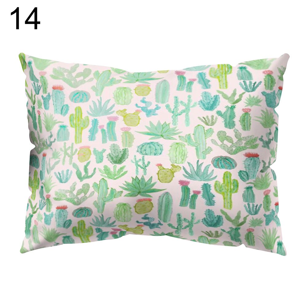50cm*30cm kat blomst fugl himmel blad kamera pude hjemme stol sofa indretning håndvaskbar ingen lugt letvægts pude: 14