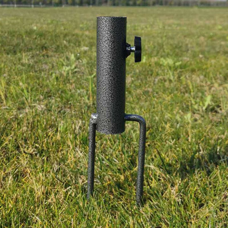 Kraftig parasol solsejl paraply base stativ holder tilbehør terrasse strand 11ua