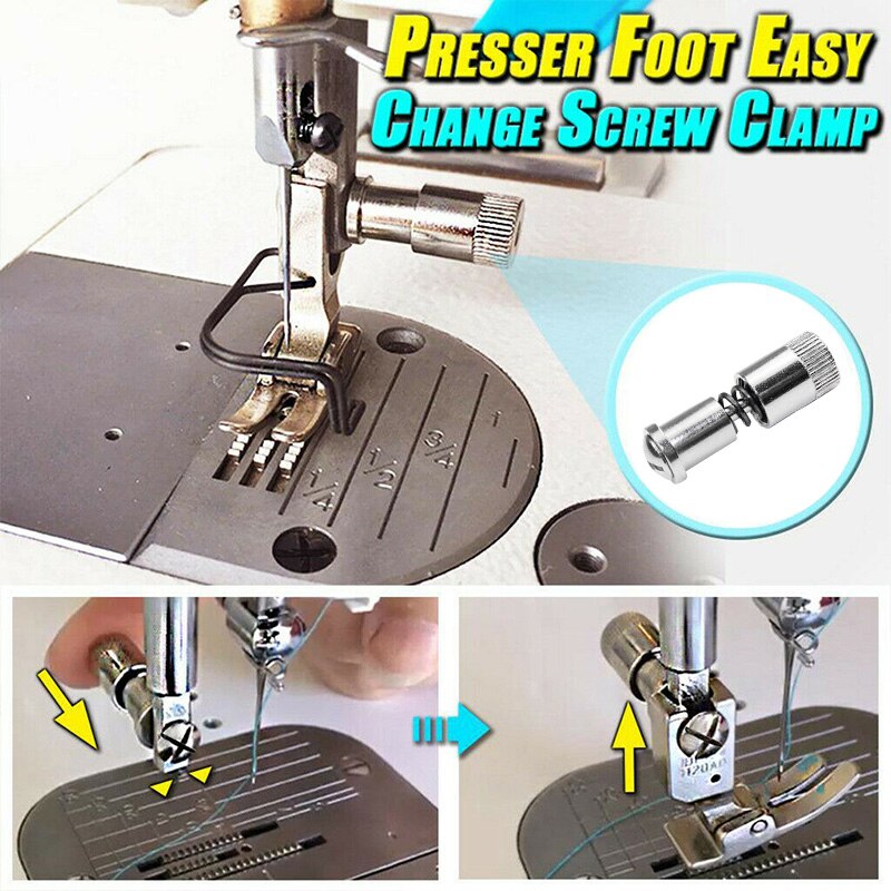 Presser Foot Easy Change Screw Clamp Sewing Machine Presser Foot Changer Quick Change OW