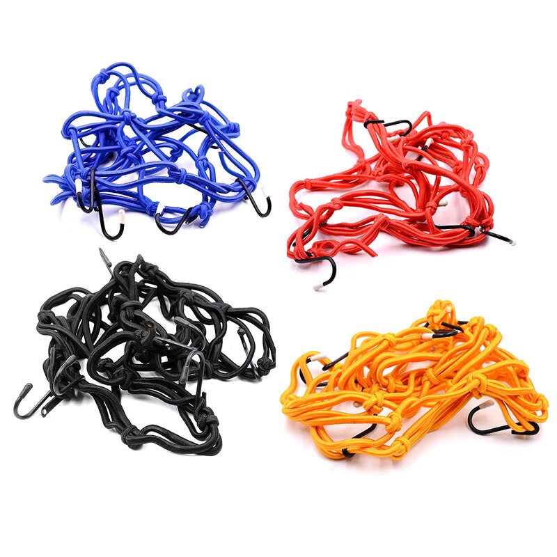 Red elástica de carga para motocicleta, soporte de malla de equipaje para casco, cuerda elástica ajustable, 40x40cm