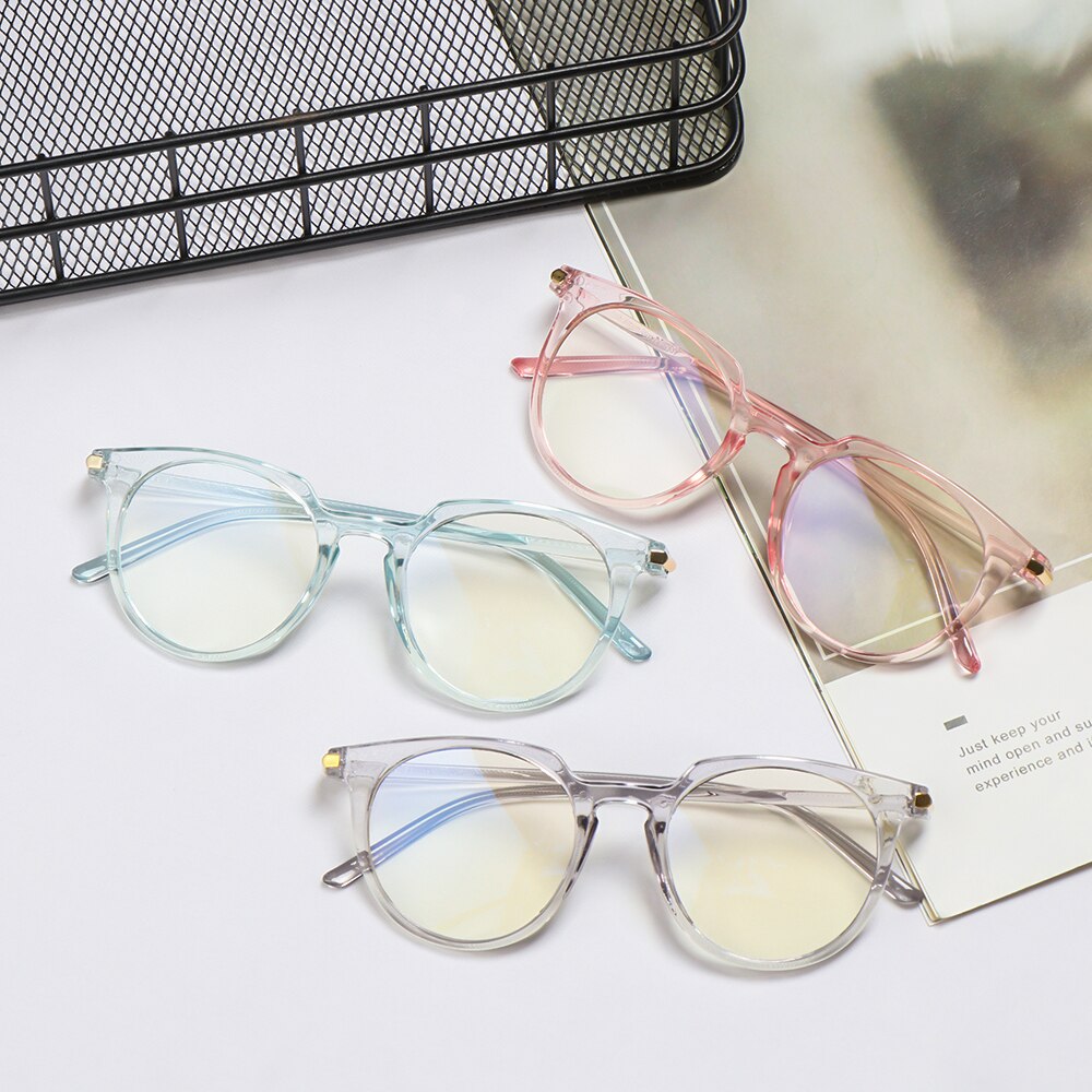 Hars Lens + Pc Frame Vrouwen Mode Ultralight Classic Vintage Optische Brilmonturen Transparante Bril Unisex