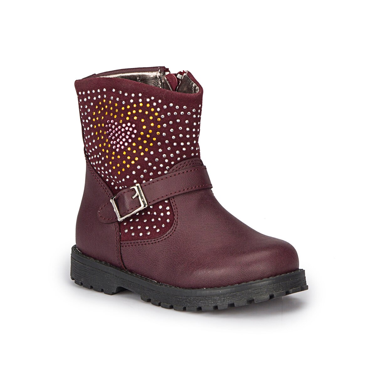 FLO ROZY-2 Burgund Weibliche Art Stiefel PINKSTEP