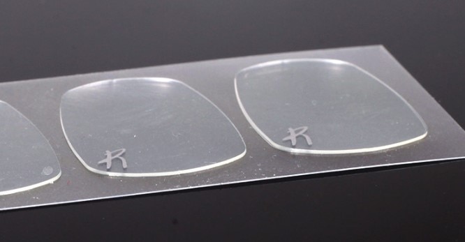 Rico by d'addario rmp 01c rmp 01b reserve-mundstückpflaster, transparent/schwarz, , 5-er -pack