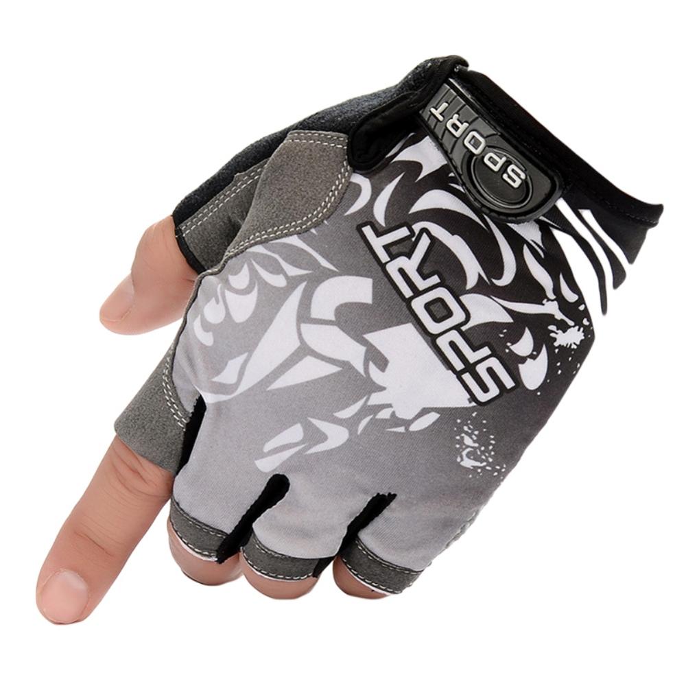 Gants de cyclisme demi-doigt antidérapants, 1 paire, coussin de Gel respirant pour hommes et femmes, moto vtt, vélo de route, gants de sport, de pêche: Rose / L