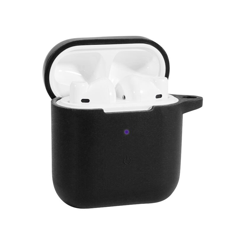 Anti-fall Dust-proof Protective Cover Silicone Case With Carabiner For QCY T8 Wireless Bluetooth Earphone: 01