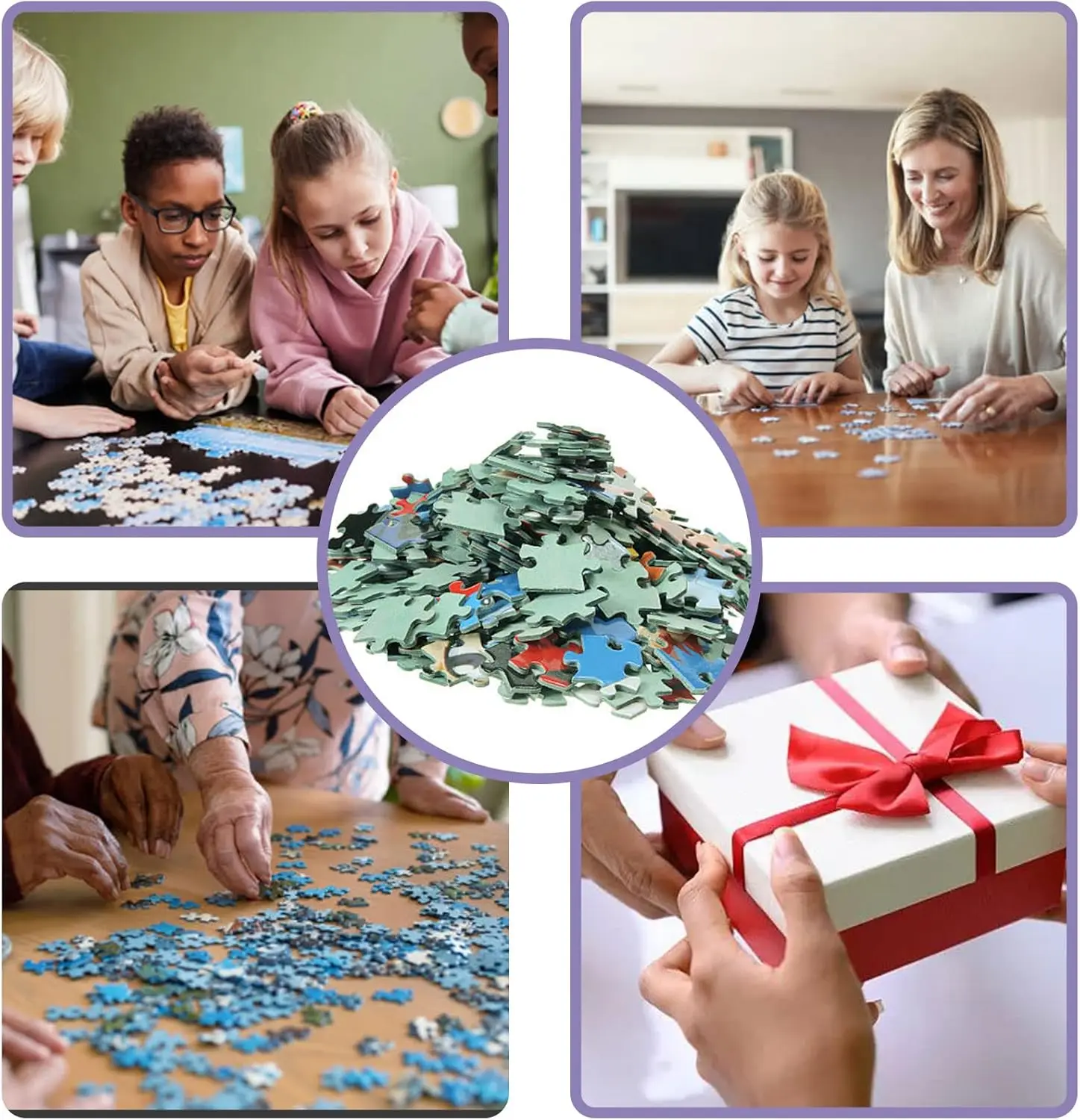 Amsterdam 1000/500/300 peças quebra-cabeças desafiador jogo de atividades familiares para sala de jogos quarto sala de estar presente de festa