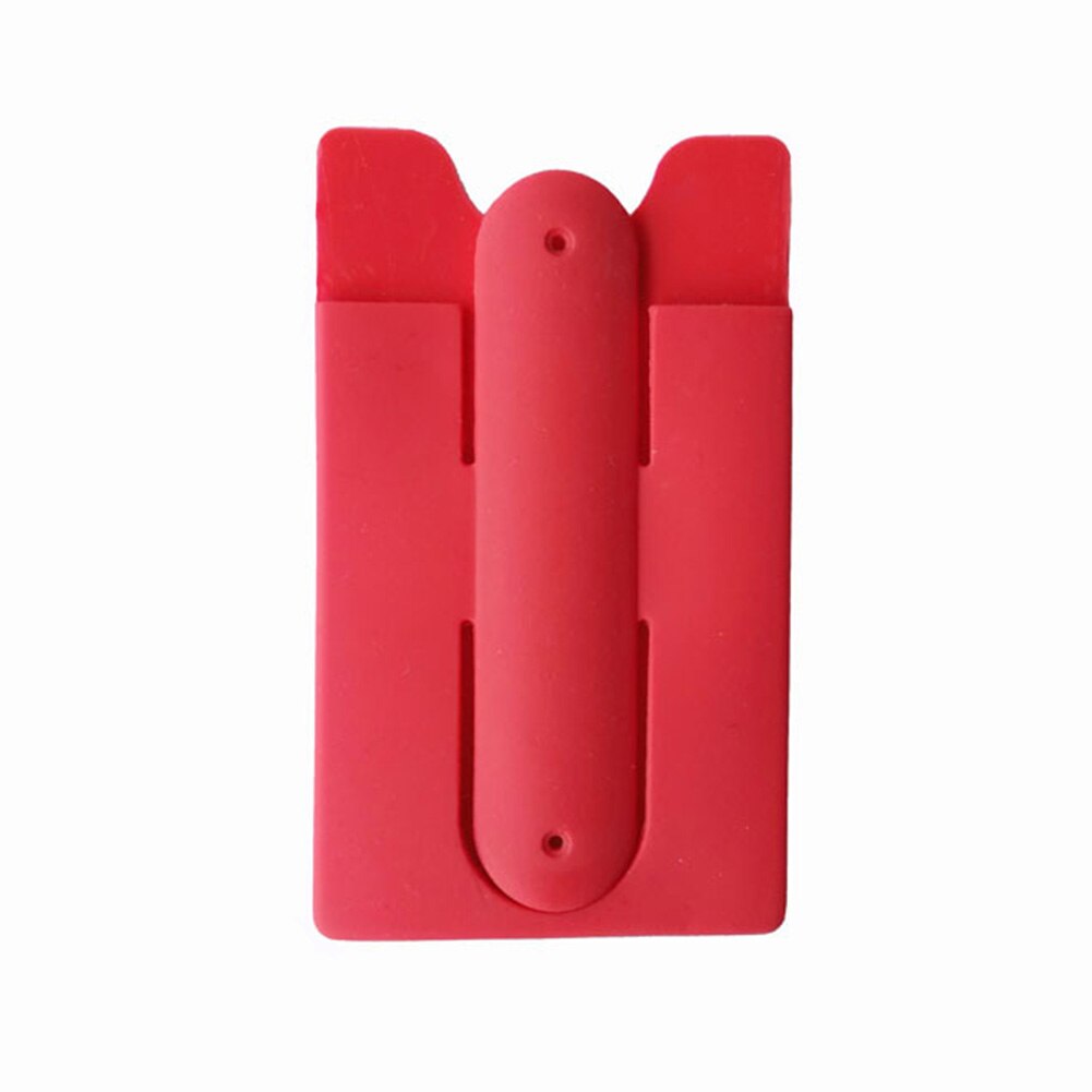 1Pcs Multi Farben Karte Halter Fall Beutel Für Handy Bunte Stick-auf Handy Zurück Karten Halter