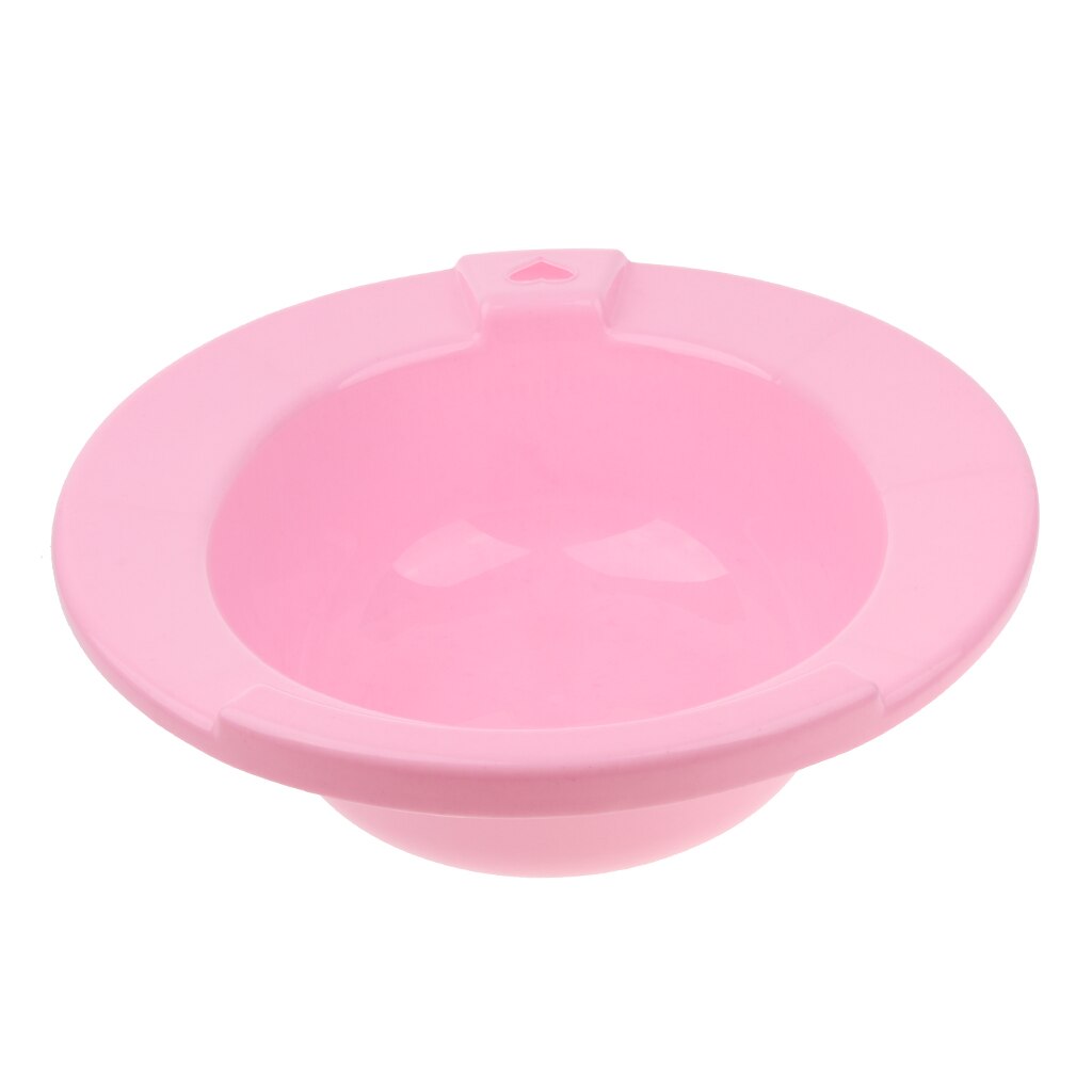 Plastic Sitz Bath, Over-the-Toilet for Perineal Soaking Bath, Hemorrhoidal Maternity: Pink