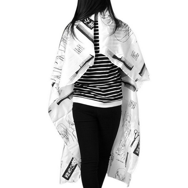 Vattentät frisyr cape tyg klippning hår mönster salong barber cape frisör frisör förkläde omlott klänning verktyg frisör förkläde