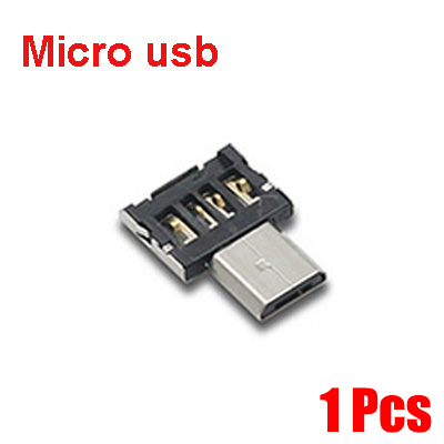 1-5 uds USB 2,0 OTG adaptador USB-C a USB A convertidor adecuado para Macbook portátil PC Micro USB macho a USB hembra conector OTG: Blanco