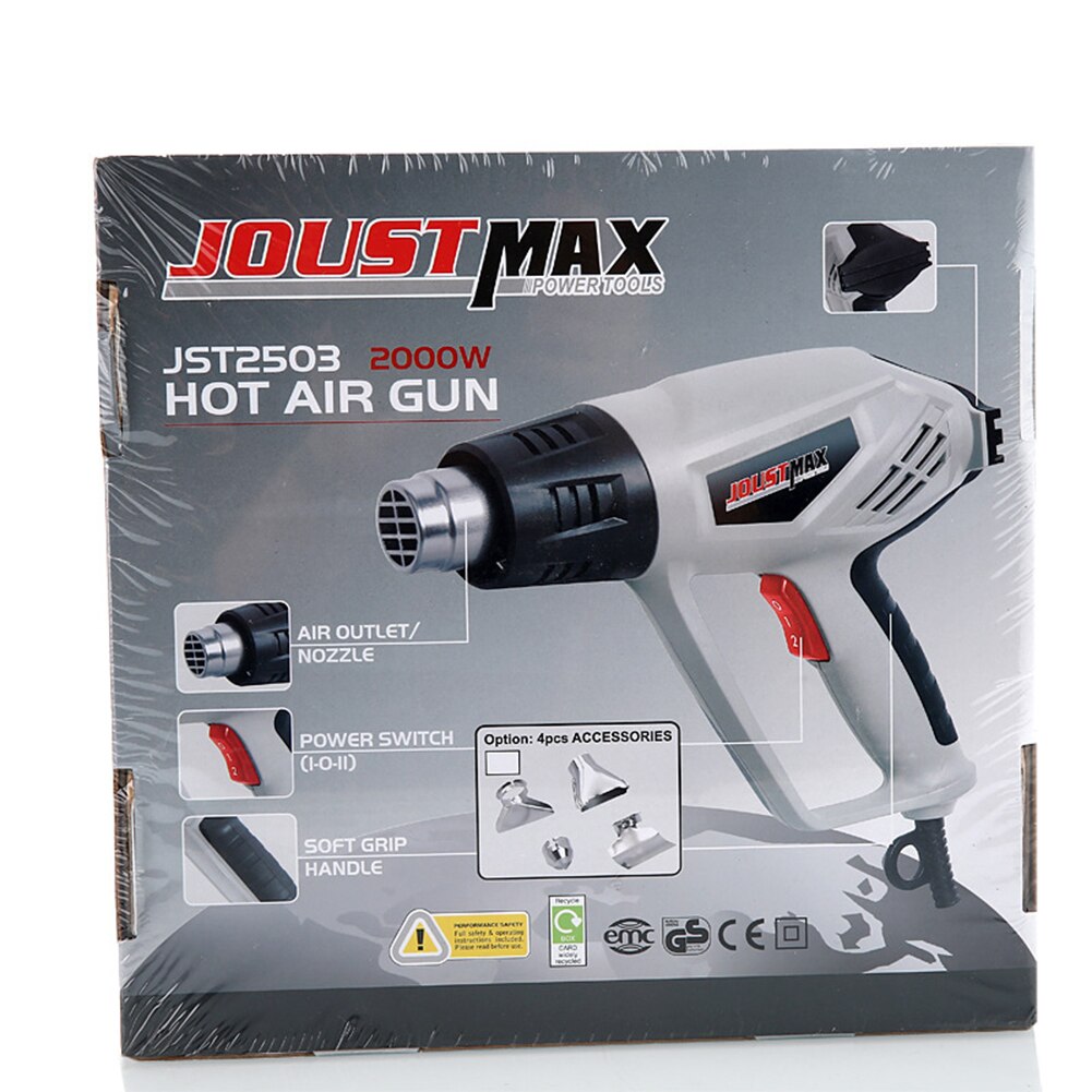 2000W Electric Air Heat Tool Dual Temperature-controlled Industrial Building Hair Dryer Temperature Heat Gun