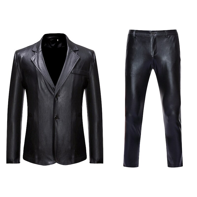 Herren Glänzenden Gold 2 Stück Anzüge (Blazer + Hosen) terno Masculino Party DJ Verein Kleid Rauchen Anzug Männer Bühne Sängerin Kleidung