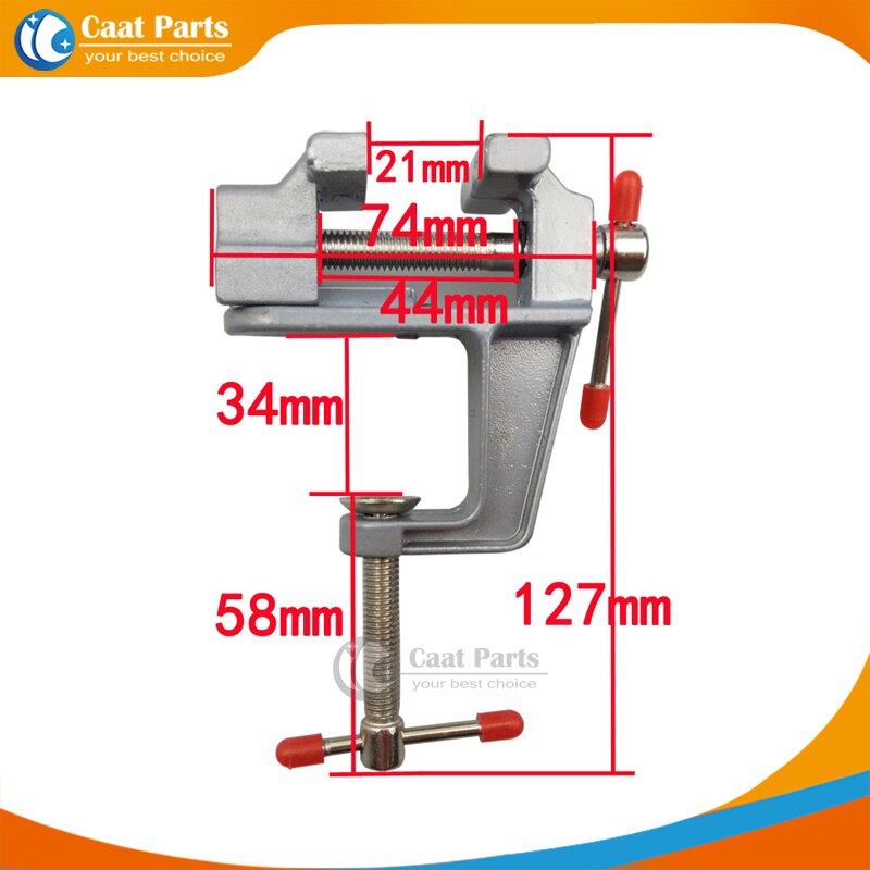 1pcs 35mm MiniAture Small Bench Vise Tool Vices Aluminum For Holding Parts In Hobby Model Making Electronics Clamp