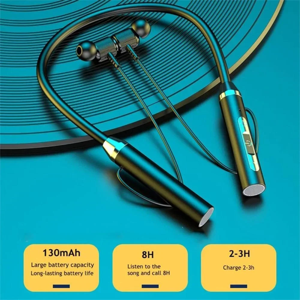 K58 Wireless Headphones Bluetooth Neckband Magnetic Earphones Sport Running Earbuds Waterproof Bluetooth 5.0 Headset With Mic