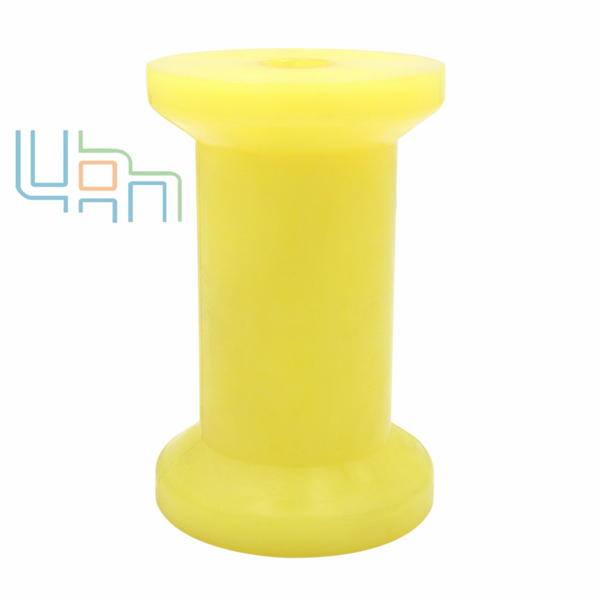 Boat Trailer Amber/Yellow Poly Spool Roller 5"/Towing Boat Trailer Bow Roller 87166 | 5 Inch Amber Poly