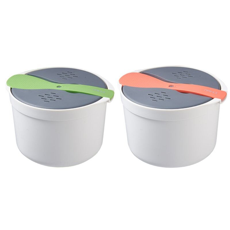 Multifunctional Microwave Double-layer Rice Cooker Steamer Home Kitchen Cookware
