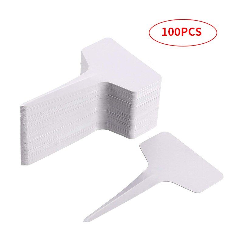 T-Shaped Ground Insert Label Gardening Label Gardening Plant Classification Label Plastic Label Nursery Tray Classification