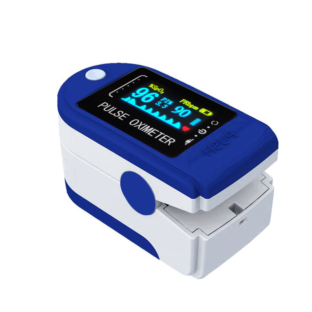 Fingertip Pulse Oximeter Blood Oxygen Saturation & Heart Rate Detection 10s Quick Measure & Auto-off SpO2 &PR Monitor for Travel