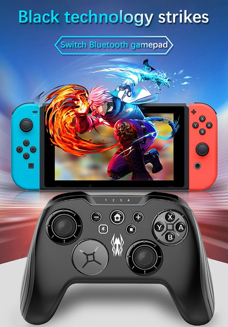 S800 controlador sem fio bluetooth gamepad joystick gaming joypad para switch game-controlador para nintendo switch s800 controlador