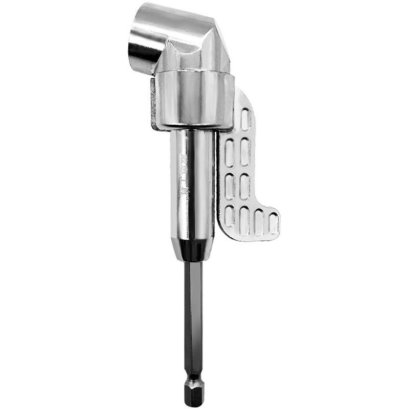 105 Degree Right Angle Screwdriver Set Socket Holder Adapter Adjustable Bits Drill Bit Screw Driver Tool 1/4inch Hex Bit Socket: B